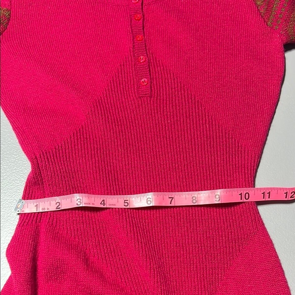 Patagonia Rios Secret Raspberry Lambswool Shirt Dress Size Small Mini Boho Cute - Picture 9 of 11